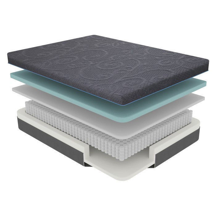 MT-H11ET 11" Twin XL Gel-Infused Memory Foam Hybrid Mattress - MT-H11ET