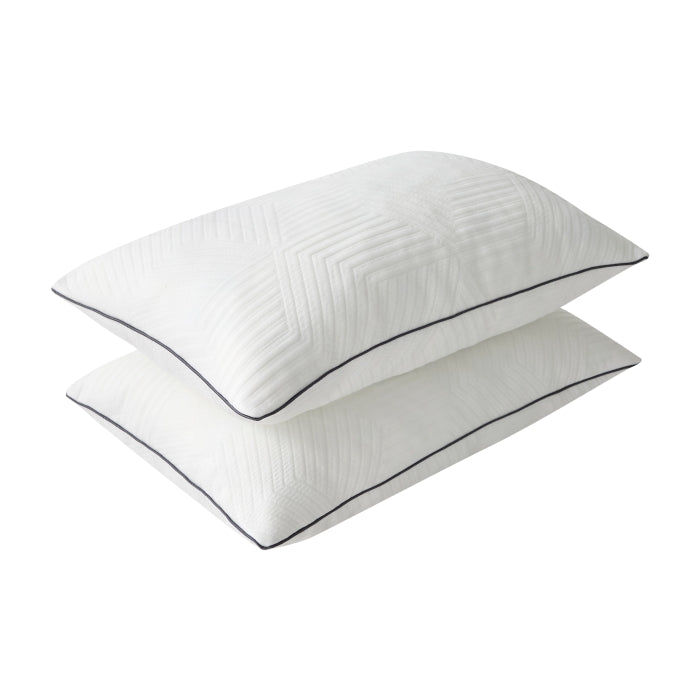 MT-SUNPQ Queen Size Shredded Memory Foam Pillow (2pc/Box), Set of 2 - MT-SUNPQ