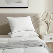 MT-SUNPQ Queen Size Shredded Memory Foam Pillow (2pc/Box), Set of 2 - MT-SUNPQ