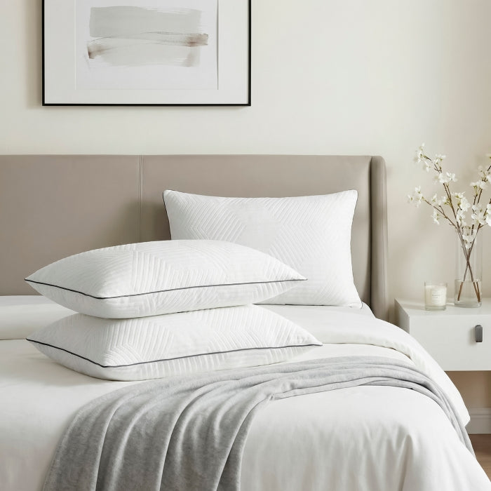MT-SUNPQ Queen Size Shredded Memory Foam Pillow (2pc/Box), Set of 2 - MT-SUNPQ