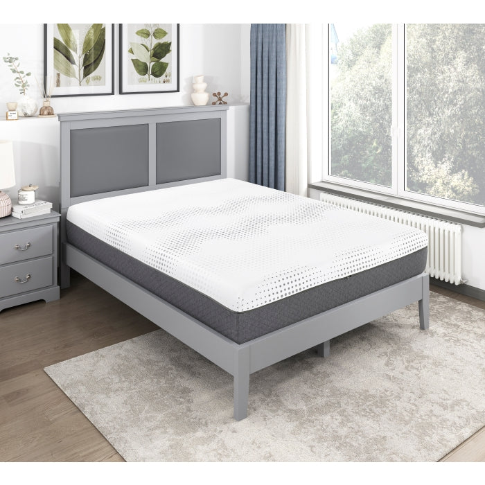 MT-UNH12EK 12" Eastern King Green Tea Gel-Infused Memory Foam Hybrid Mattress - MT-UNH12EK