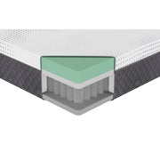 MT-UNH12Q 12" Queen Green Tea Gel-Infused Memory Foam Hybrid Mattress - MT-UNH12Q