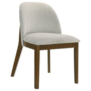 Mueller 5-piece 48-inch Round Dining Set Brown and Beige - 193580-S5