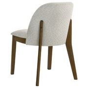Mueller 5-piece 48-inch Round Dining Set Brown and Beige - 193580-S5
