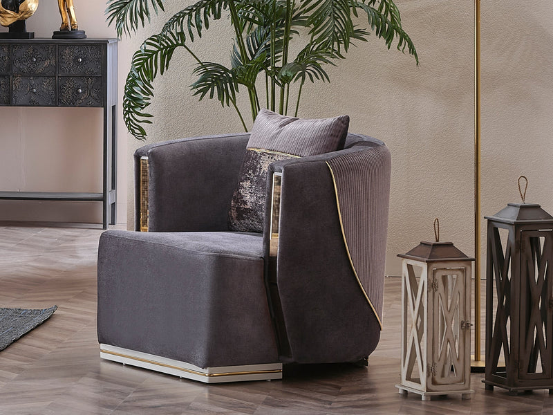 Munich 32" Wide Armchair - Gate FurnitureAccent Chairs