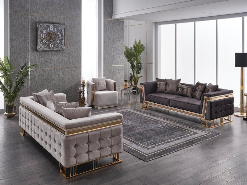 Munich Living Room Set - Gate FurnitureLiving Room Sets