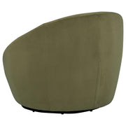 Myernick Velvet Upholstered Swivel Accent Chair Olive - 903229