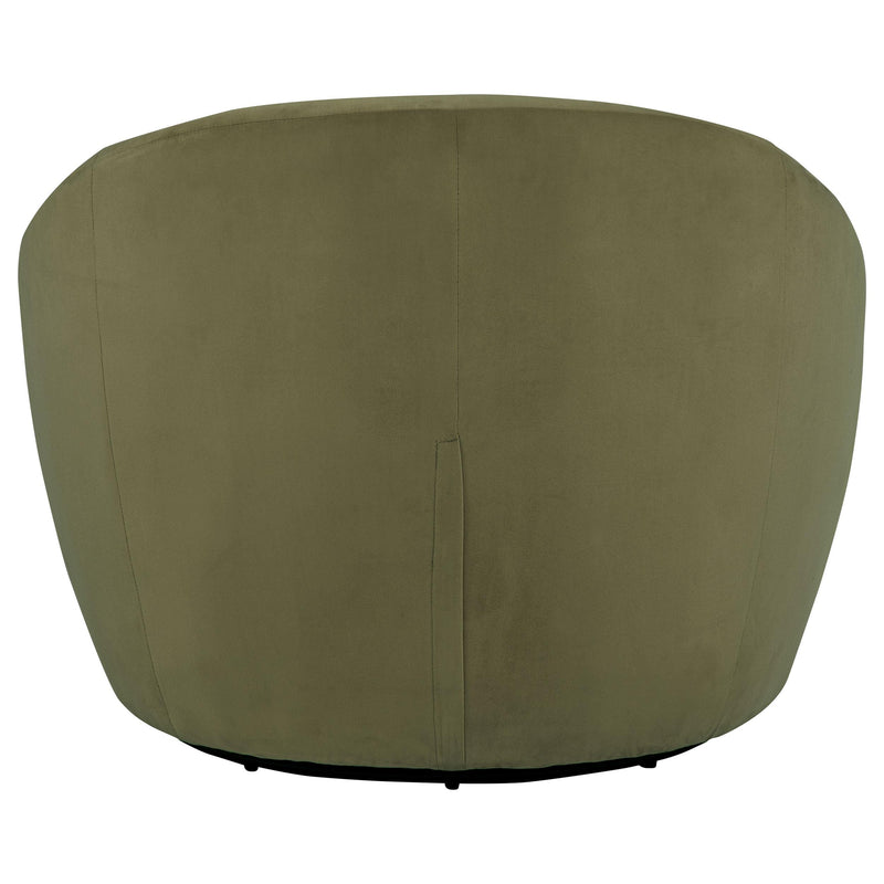 Myernick Velvet Upholstered Swivel Accent Chair Olive - 903229