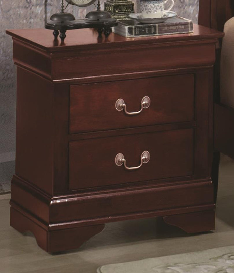 Mystic - 2 Drawers Cherry Nightstand - B342-N