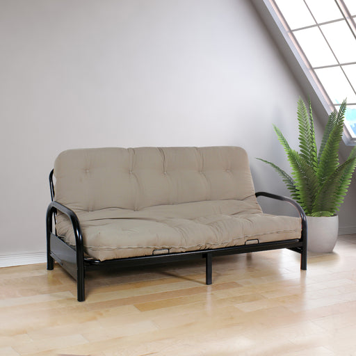 Nabila Full Futon Mattress (8"H) - 02808KHAKI