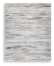 Nace Gray/Brown/White 7'6" X 9'6" Memory Foam Area Rug - R407471