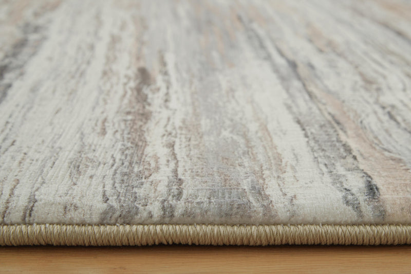 Nace Gray/Brown/White 7'6" X 9'6" Memory Foam Area Rug - R407471