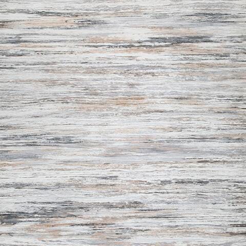 Nace Gray/Brown/White 7'6" X 9'6" Memory Foam Area Rug - R407471