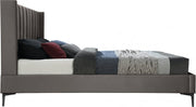 Nadia Velvet Full Bed Grey - NadiaGrey-F