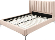 Nadia Velvet Full Bed Pink - NadiaPink-F