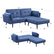 Nafisa Adjustable Sofa & Ottoman - LV00823