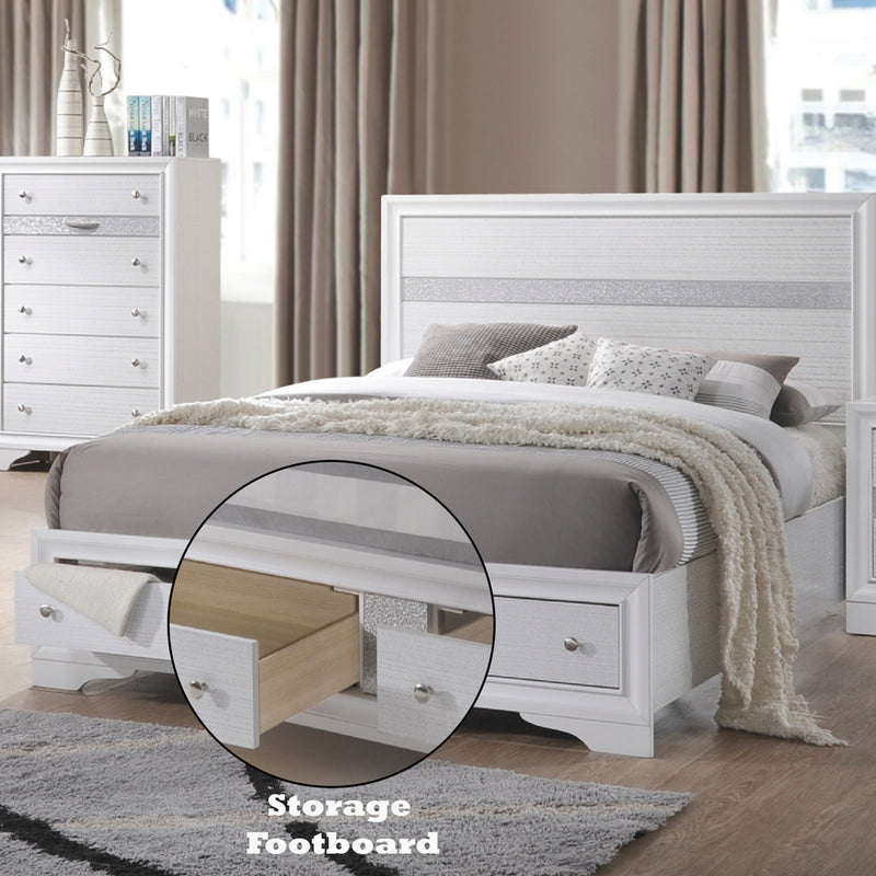 Naima EK Bed W/Storage - 25767EK