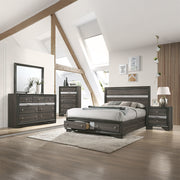 Naima EK Bed W/Storage - 25967EK