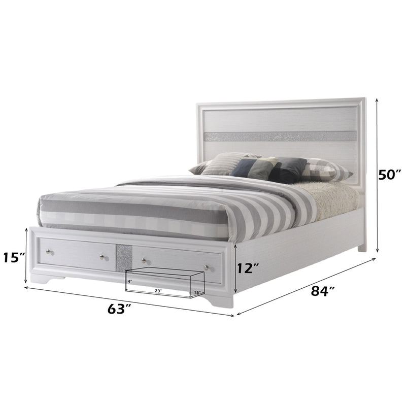 Naima Queen Bed W/Storage - 25770Q