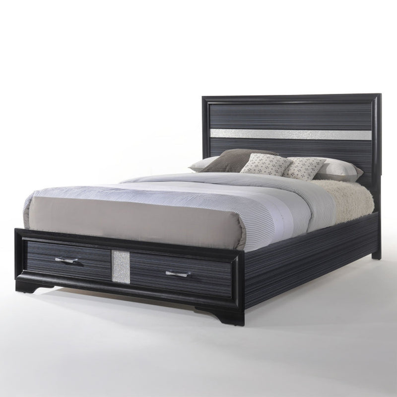 Naima Queen Bed W/Storage - 25900Q