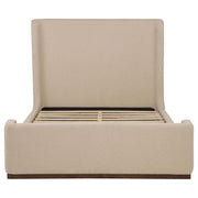 Nala Queen Fabric Upholstered Platform Bed Tan - 315978Q