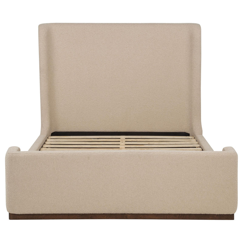 Nala Queen Fabric Upholstered Platform Bed Tan - 315978Q