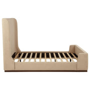 Nala Queen Fabric Upholstered Platform Bed Tan - 315978Q
