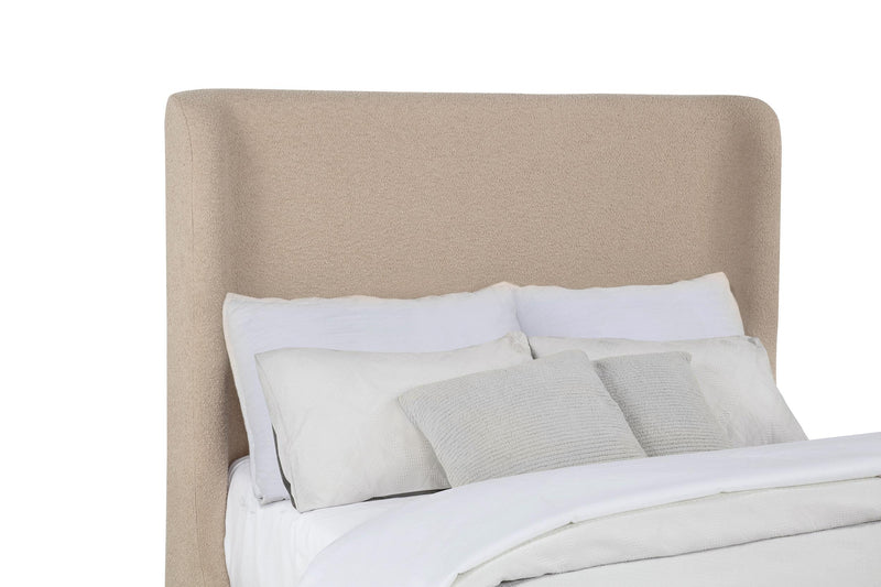 Nala Queen Fabric Upholstered Platform Bed Tan - 315978Q