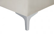 Naomi 81.5" Velvet Upholstered Sofa in Cream - 633Cream-S