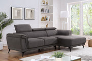 Napanee Dark Gray Sectional - CM6254GY-SECT