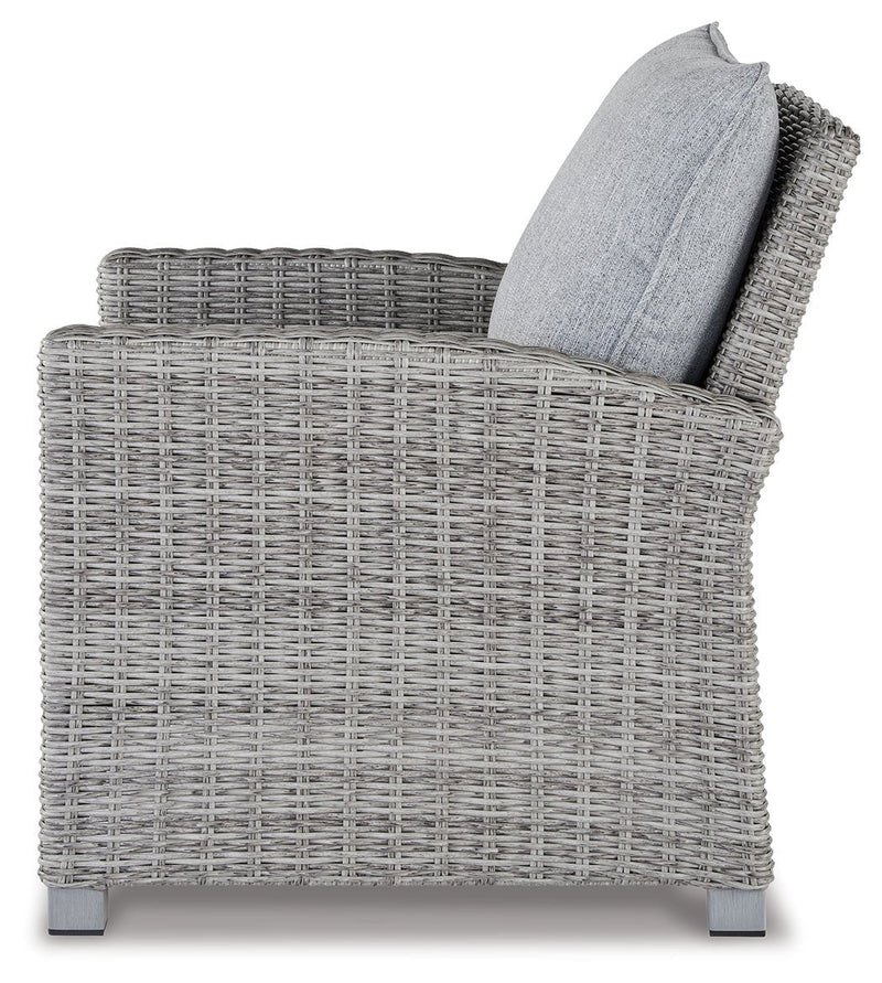 NAPLES BEACH Lounge Chair with Cushion - Gate FurnitureOutdoor Lounge Chair