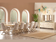 Napoli 12 Person Dining Room Set - Gate FurnitureDining Room Sets
