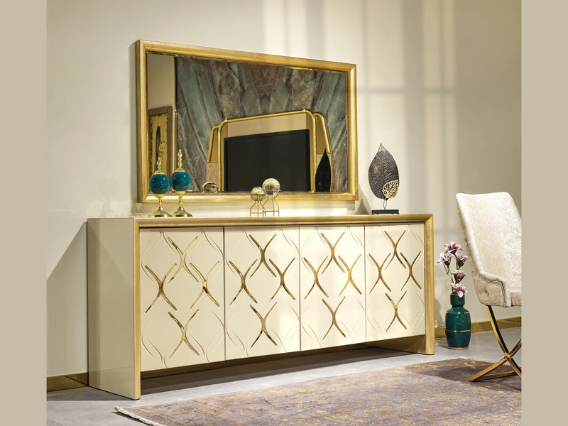 Napoli 6 Person Dining Room Set - Gate FurnitureDining Room Sets