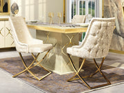 Napoli 6 Person Dining Room Set - Gate FurnitureDining Room Sets