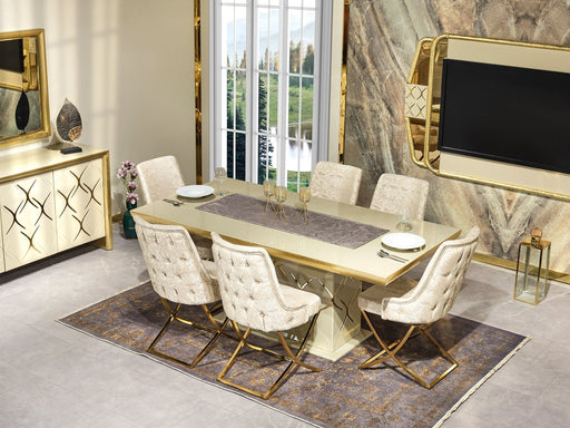 Napoli 6 Person Dining Room Set - Gate FurnitureDining Room Sets