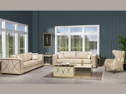 Napoli 93" Wide Square Arm Sofa - Gate FurnitureSofas