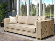 Napoli 93" Wide Square Arm Sofa - Gate FurnitureSofas