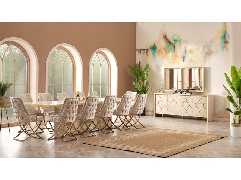Napoli Consol With Mirror - 115-NAP-CON+M