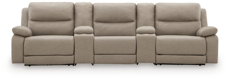 Narwhal Place Pebble 5-Piece Power Reclining Sectional - PC99201S14