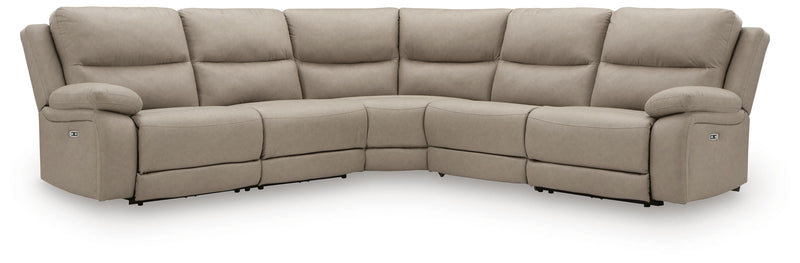 Narwhal Place Pebble 5-Piece Power Reclining Sectional - PC99201S8