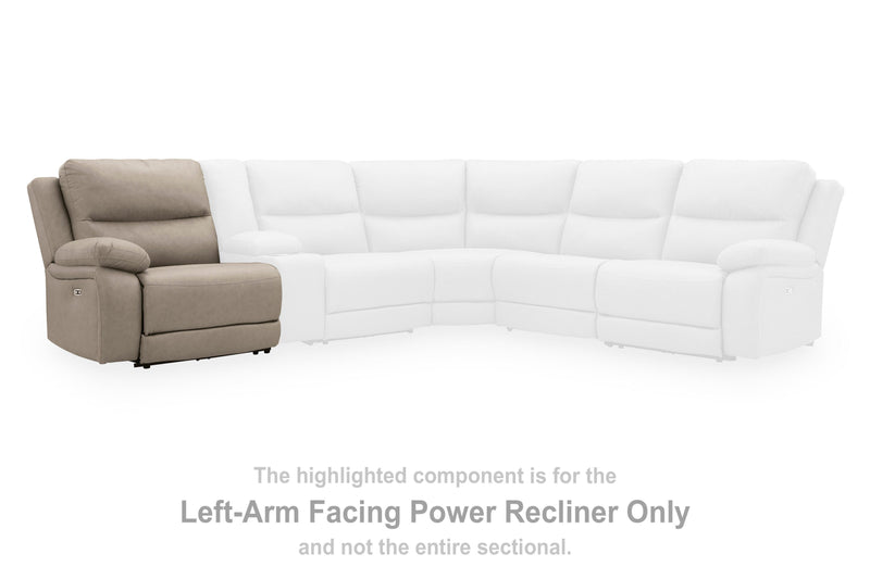 Narwhal Place Pebble Left-Arm Facing Power Recliner - PC9920158
