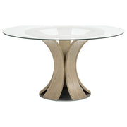 Naser 5-piece 48-inch Round Dining Table Set Beige and Light Oak - 115480LTO-S5