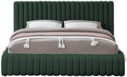 Nash Boucle Fabric Full Bed Green - NashGreen-F