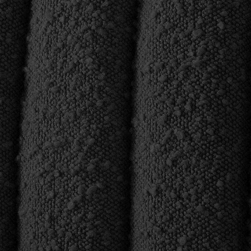 Nash Boucle Fabric King Bed Black - Gate FurnitureKing Bed
