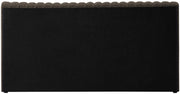 Nash Boucle Fabric Queen Bed Brown - Gate FurnitureQueen Bed