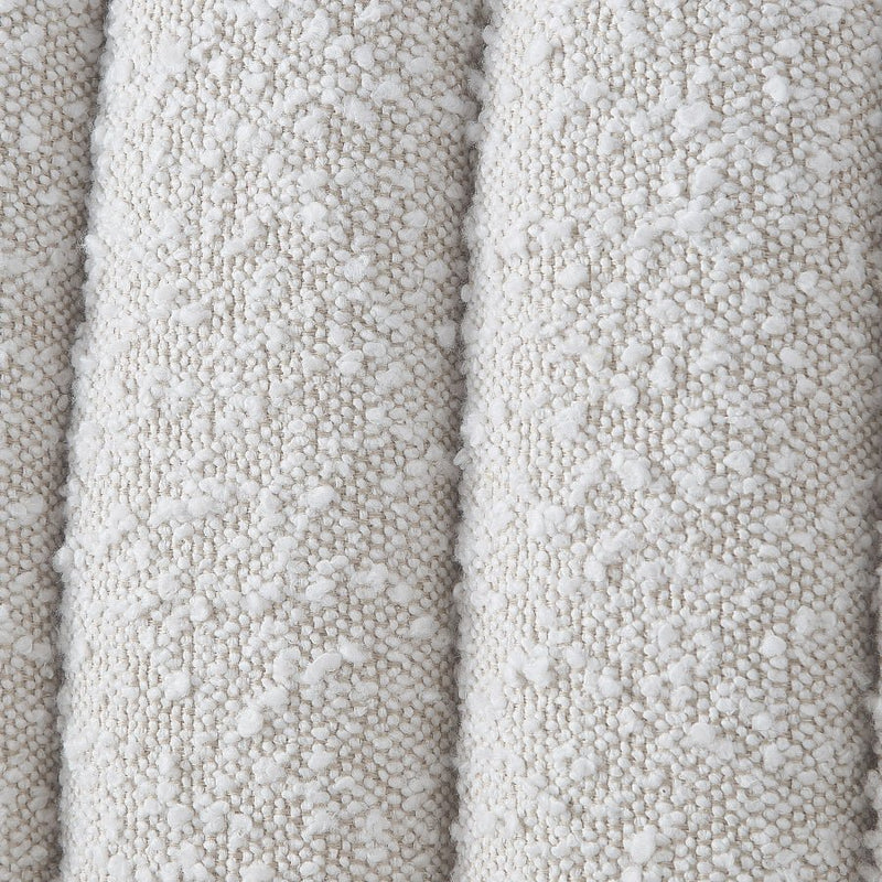 Nash Boucle Fabric Twin Bed Cream - Gate FurnitureTwin Bed