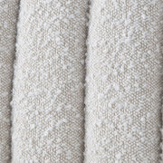 Nash Boucle Fabric Twin Bed Cream - Gate FurnitureTwin Bed