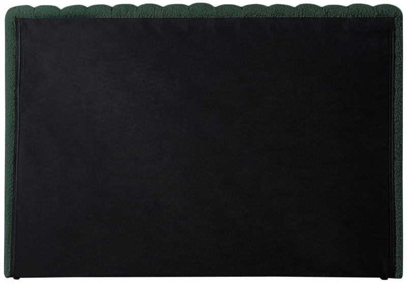Nash Boucle Fabric Twin Bed Green - Gate FurnitureTwin Bed