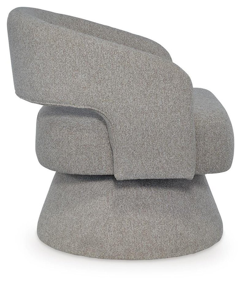 Nashkins Pebble Swivel Accent Chair - A3000757
