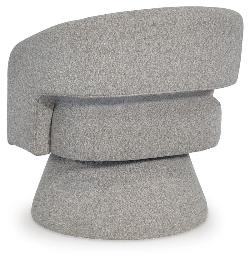 Nashkins Pebble Swivel Accent Chair - A3000757
